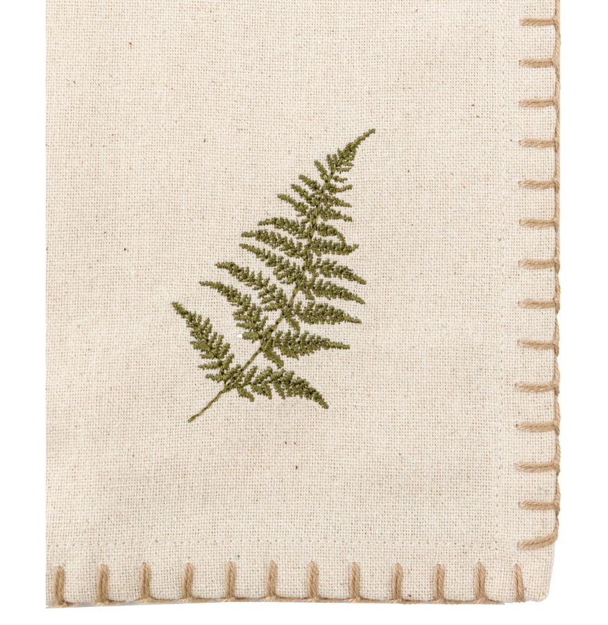 Embroidered Woodland Napkins (Set of 4)