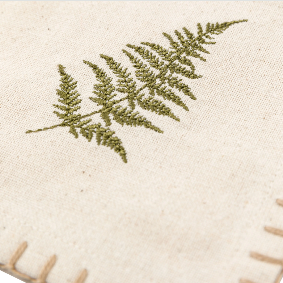 Embroidered Woodland Napkins (Set of 4)